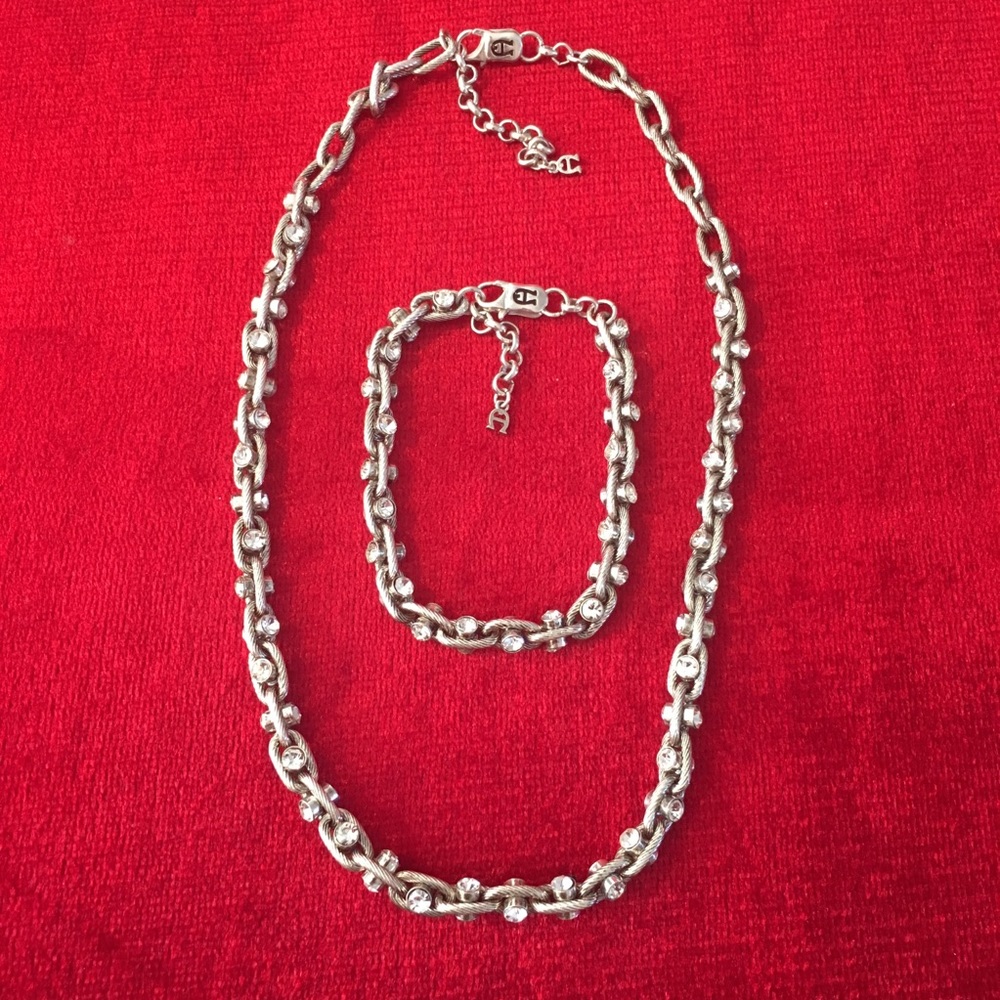 Etienne Aigner Necklace and Bracelet set.